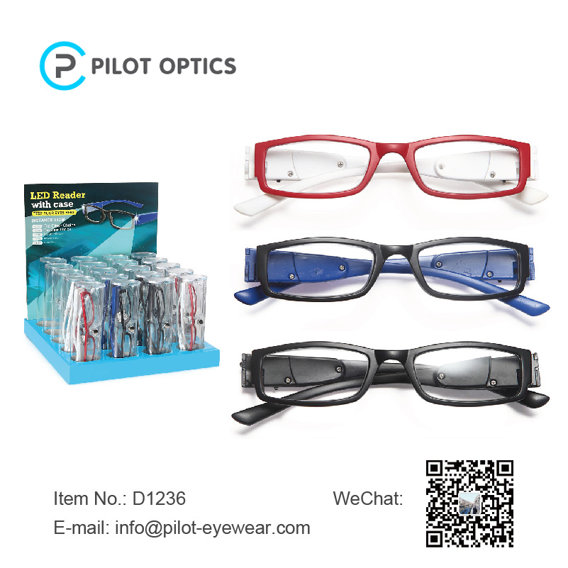 Reading glasses with light LED New design