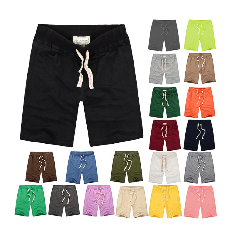 High quality fashion custom drawstring workout jogger running gym shorts men