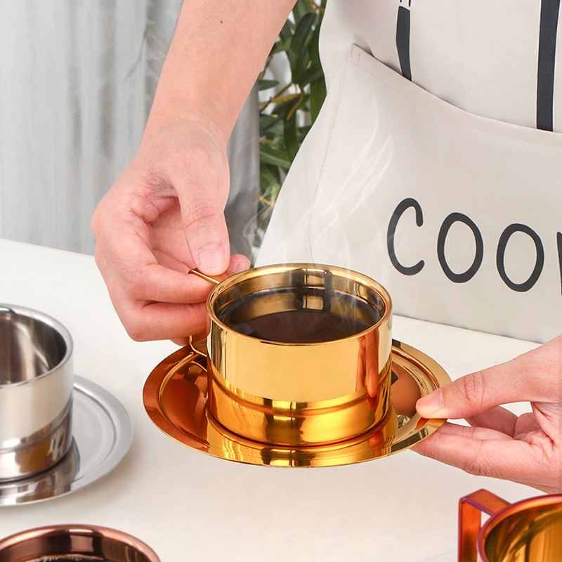 Stainless Steel Double Wall Coffee Mugs