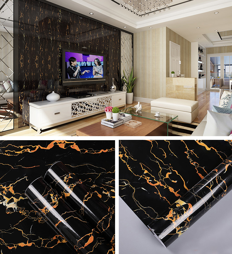 marble glossy wallpaper for home decoratiion