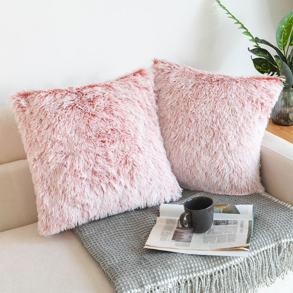 Luxury Soft Faux Fur Fleece Cushion Cover