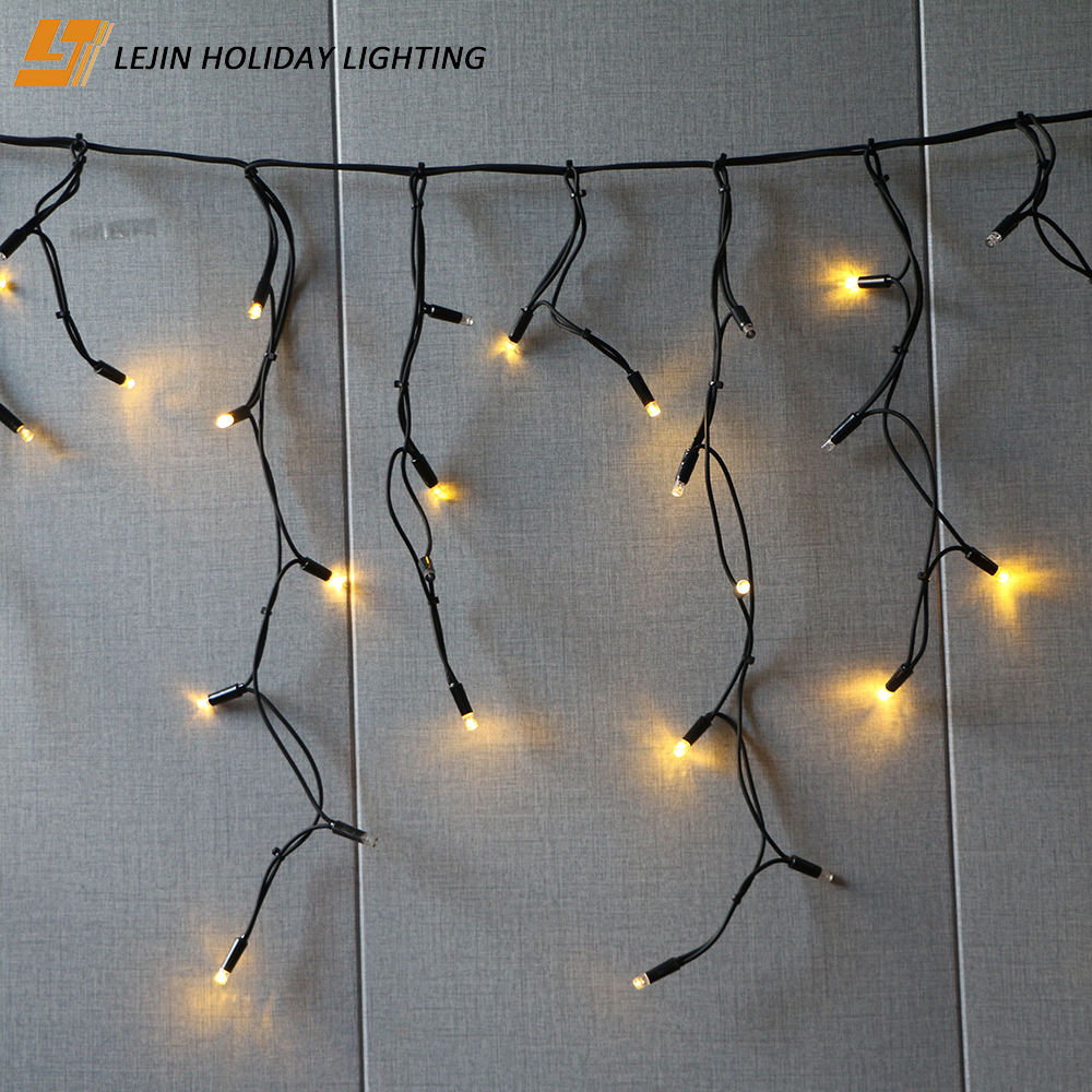 24V flashing light Christmas icicle fairy lights for indoor outdoor Christmas decoration