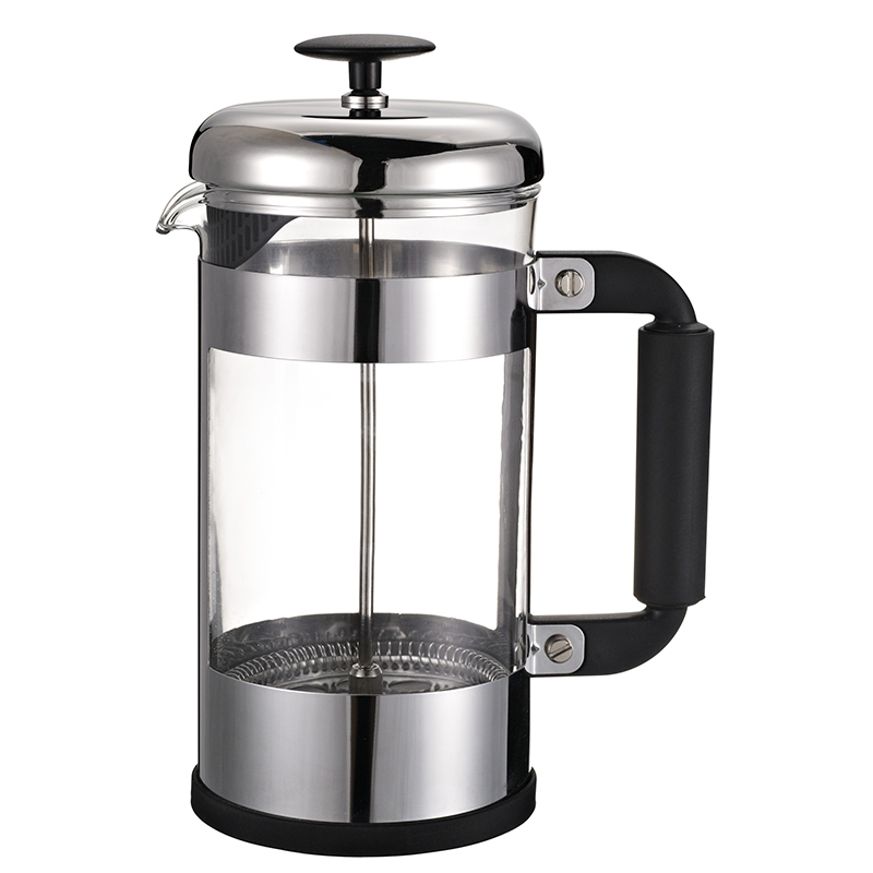 French press coffee tea maker coffee pot heat resistant borosilicate glass coffee plunger cafetiere