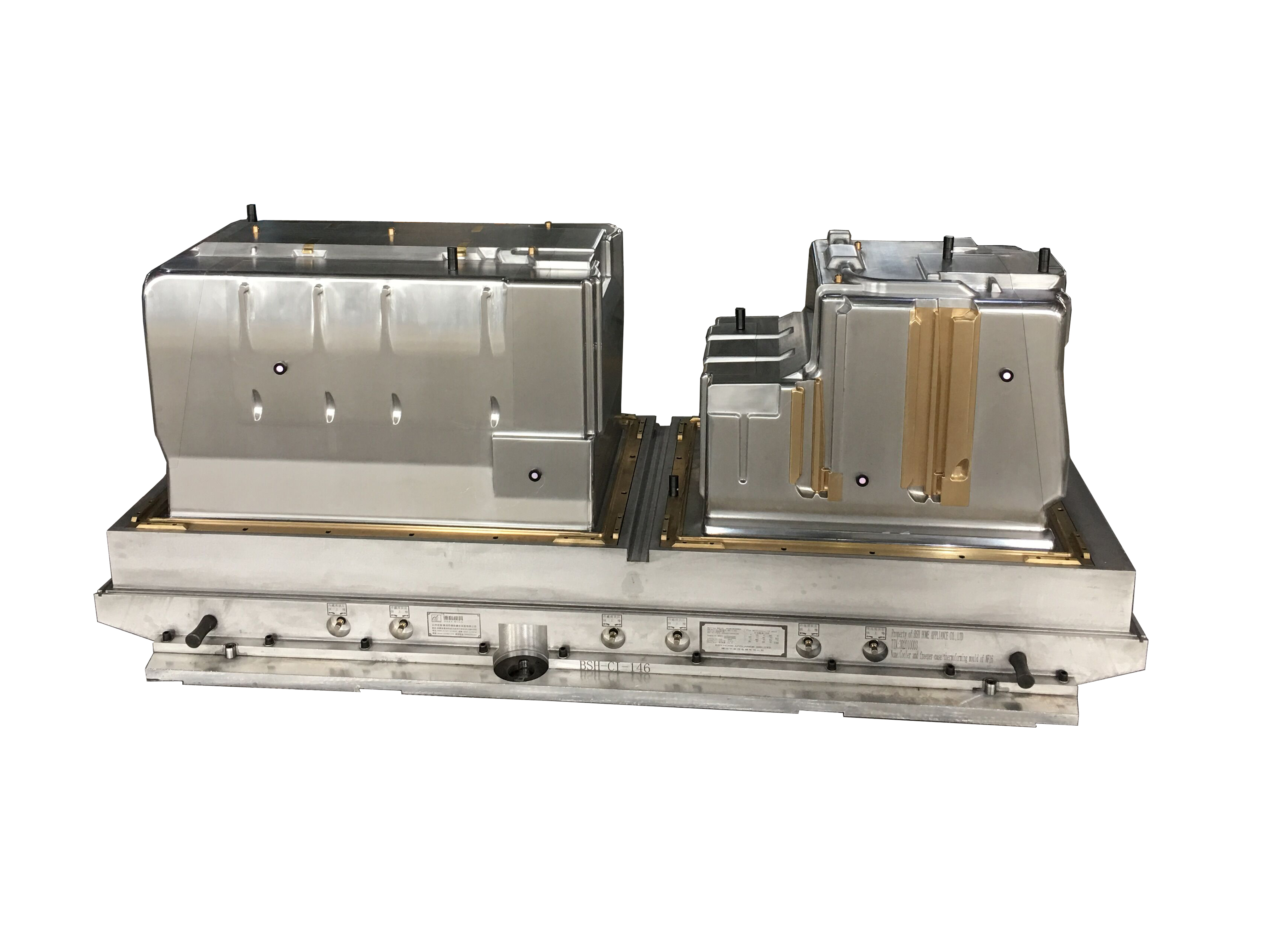 Cabinet thermoform mold