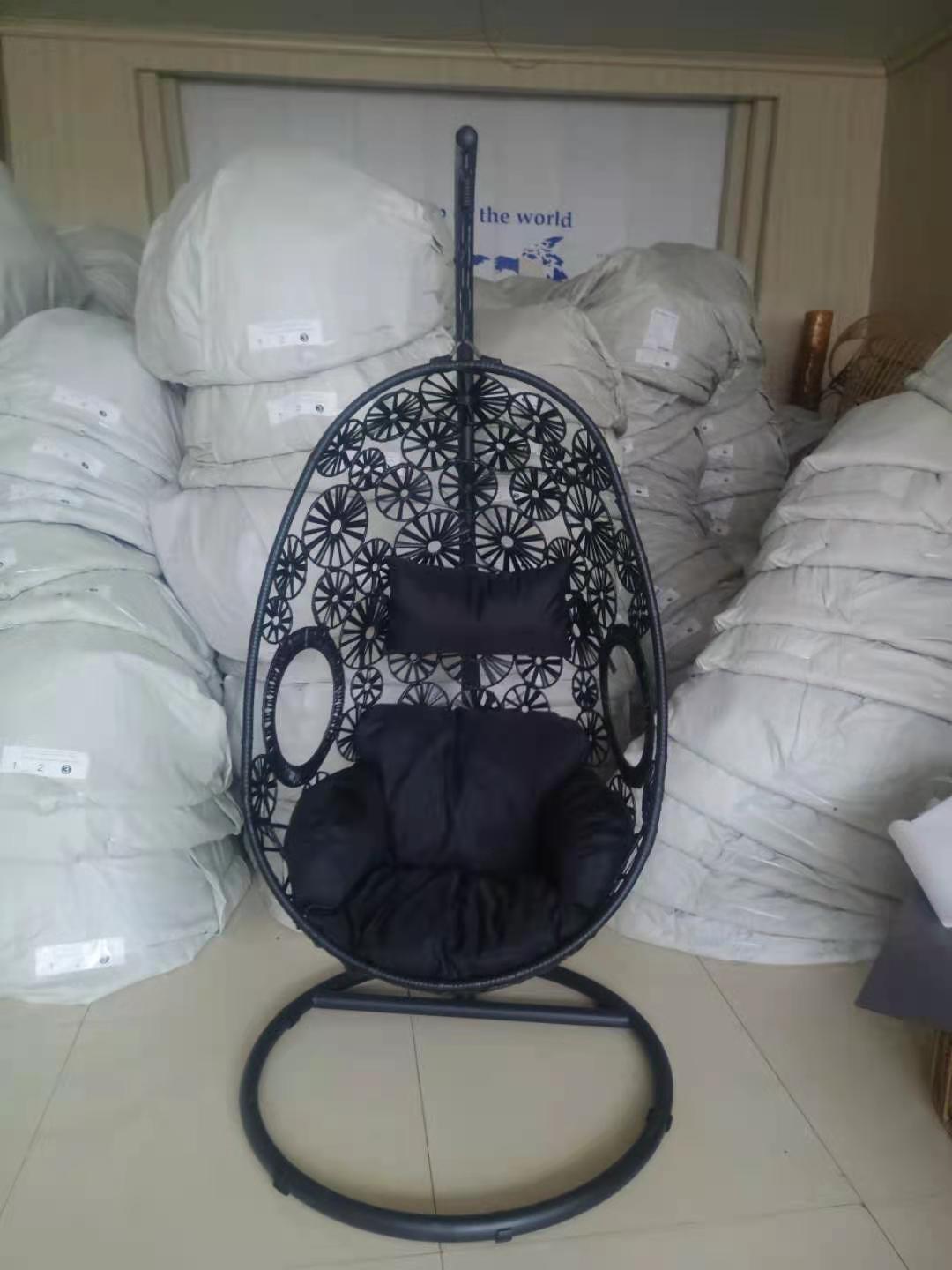 2022 Outdoor hanging chair swing basket balcony bird's Nest hanging basket rocking chair