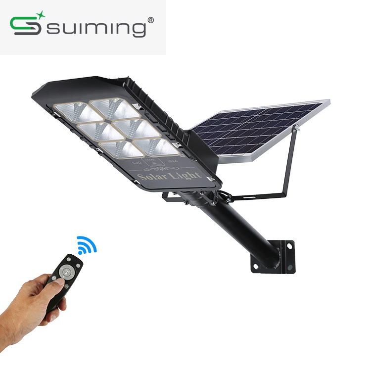100w pole IP65 all die-cast aluminum solar outdoor light solar powered led street lamp for sale
