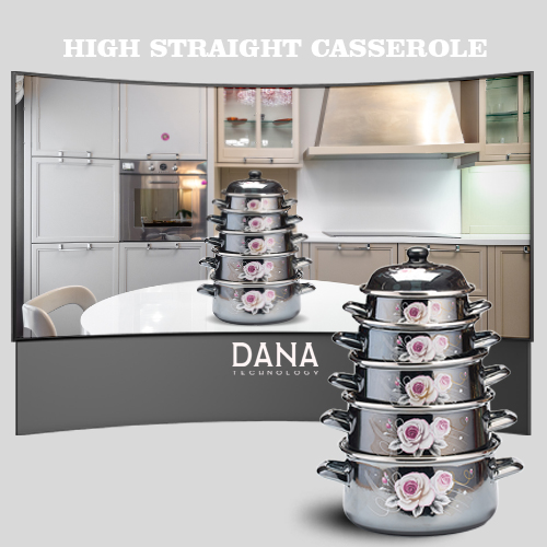 Enamel cooking pot Turkish casserole sets black 5pcs enamel cookware set
