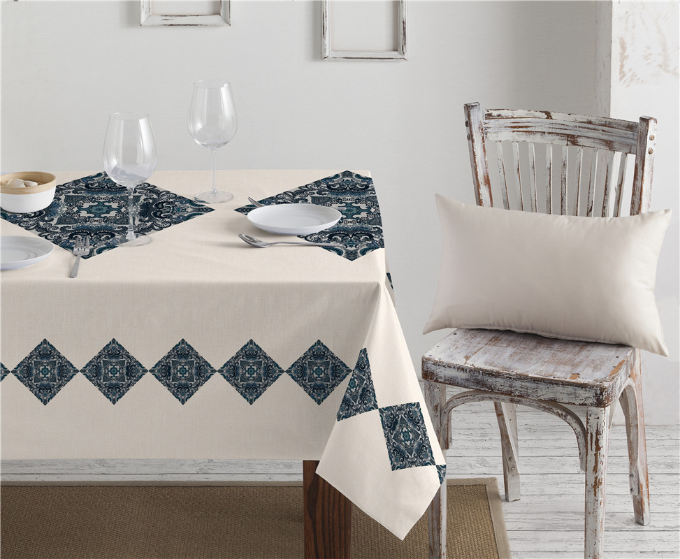 3d Design PVC/Peva Table Cloth With Non-Woven /Flannel Backing /Polyester Backing