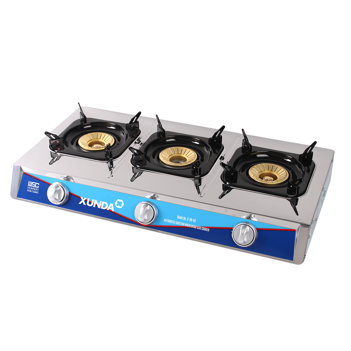 Xunda table top gas stove 3-N9 gas cooker
