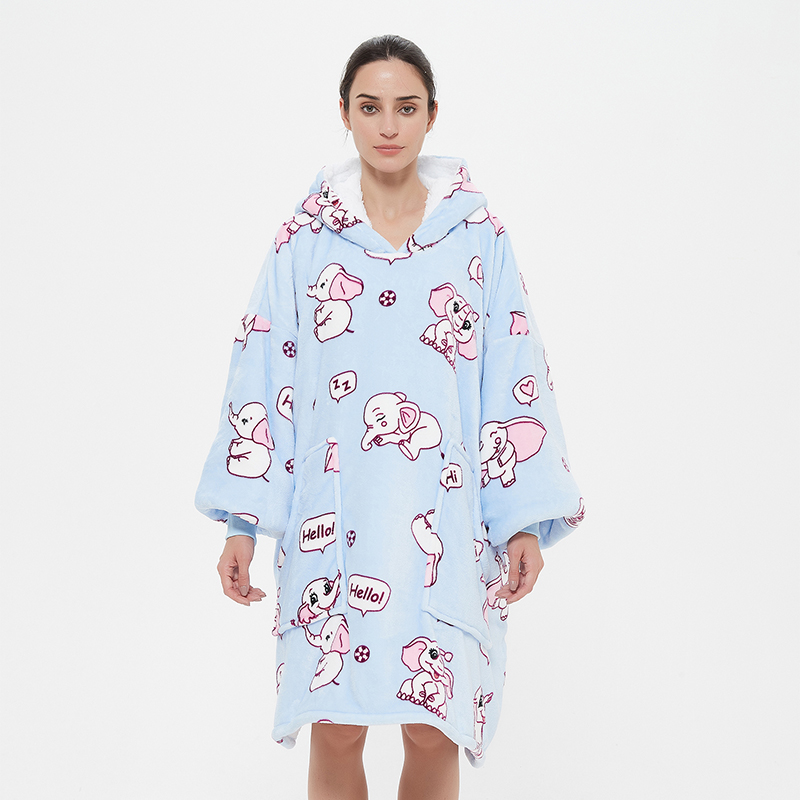 Hoodie blanket