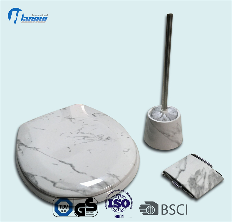 Toilet seat , Bathroom accessories , Bathroom toilet seat , Paepr holder , Brush holer