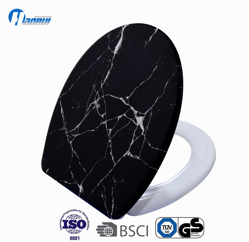 Toilet seat, seat cover , Printed toilet seat