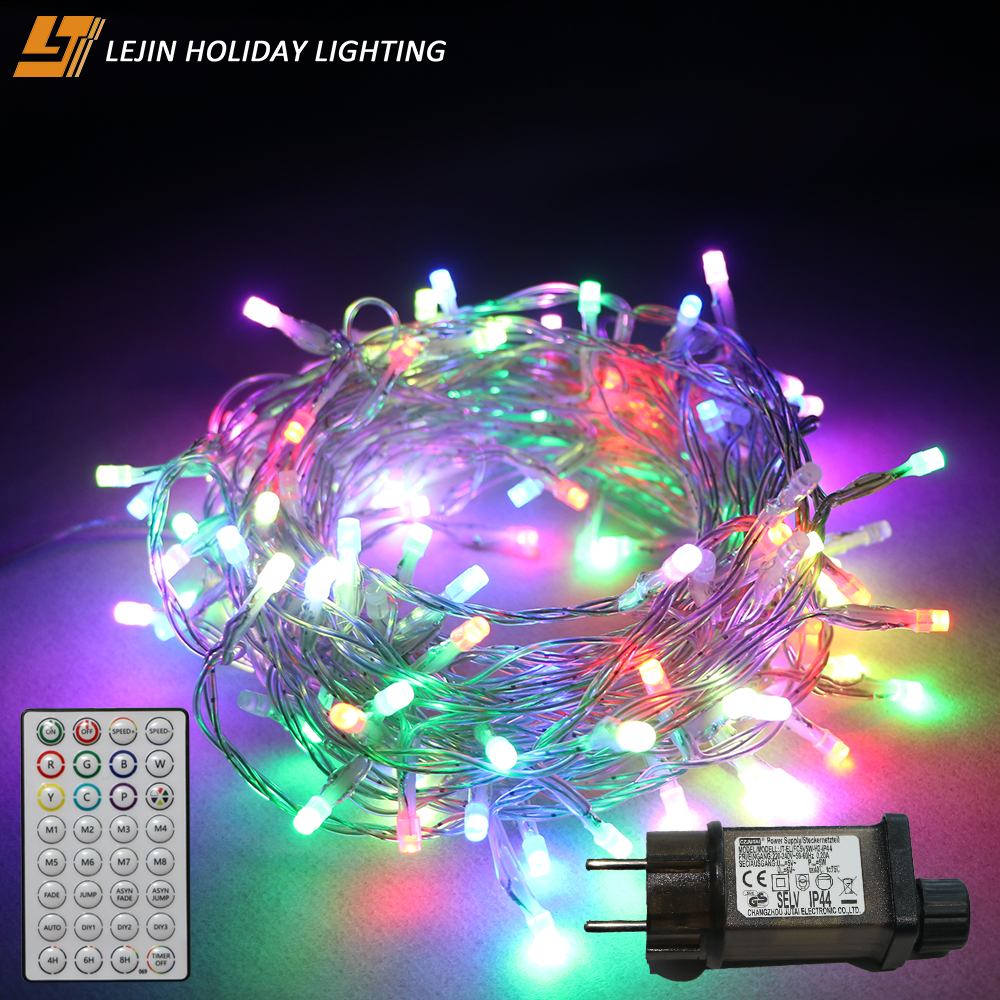 Multiple modes of fairy light string 12m 120leds smart string lights for outdoor holiday decoration