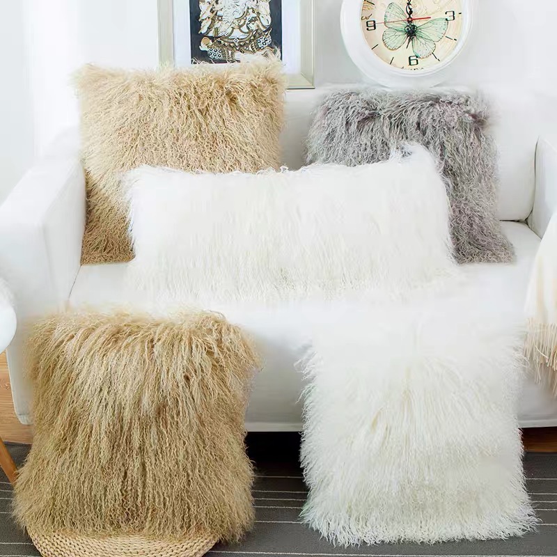 Beach wool pillow