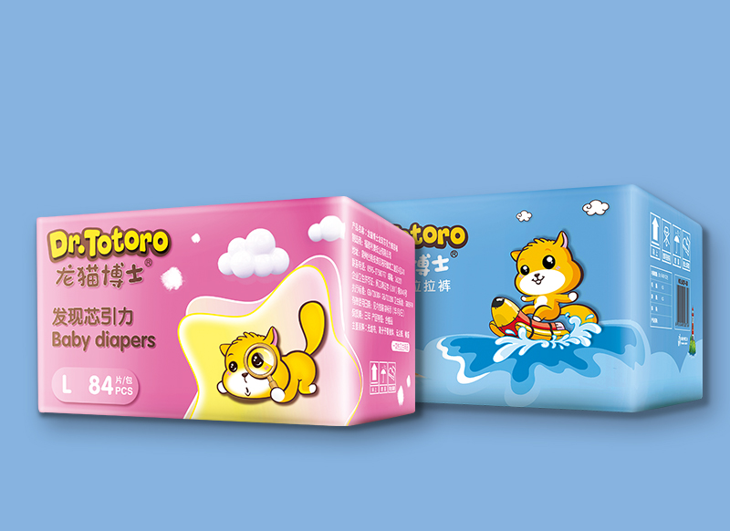 Soft and Fit Velcro Tape Baby Diapers Nappies Disposable