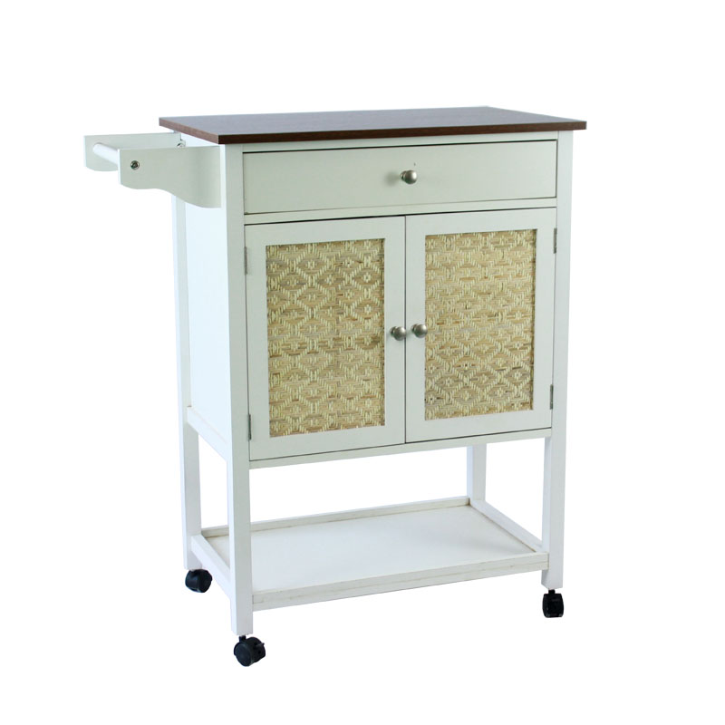 Sideboard cabinet household storage rack with pulleys