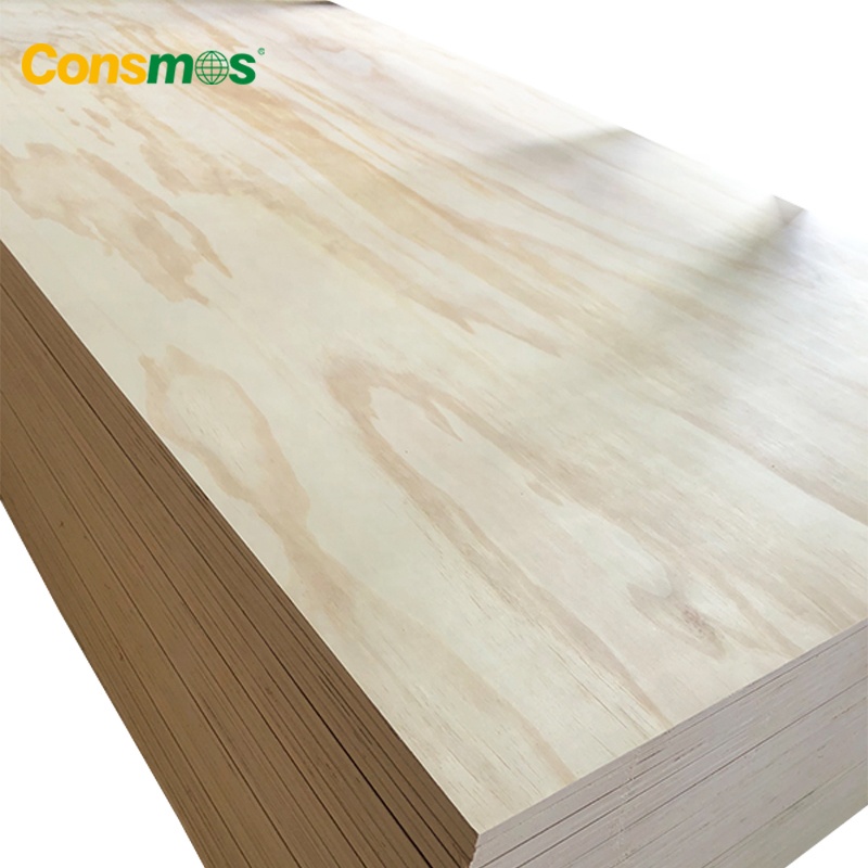Consmos pine plywood construction1220x2440x18mm CDX shuttering structural plywood