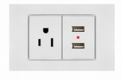 Single socket+USB
