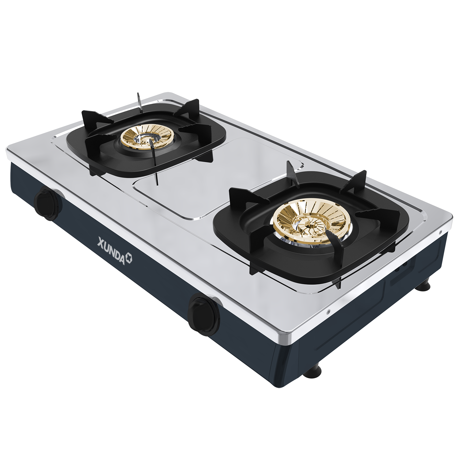 XUNDA double burners table top gas stove 2-N10