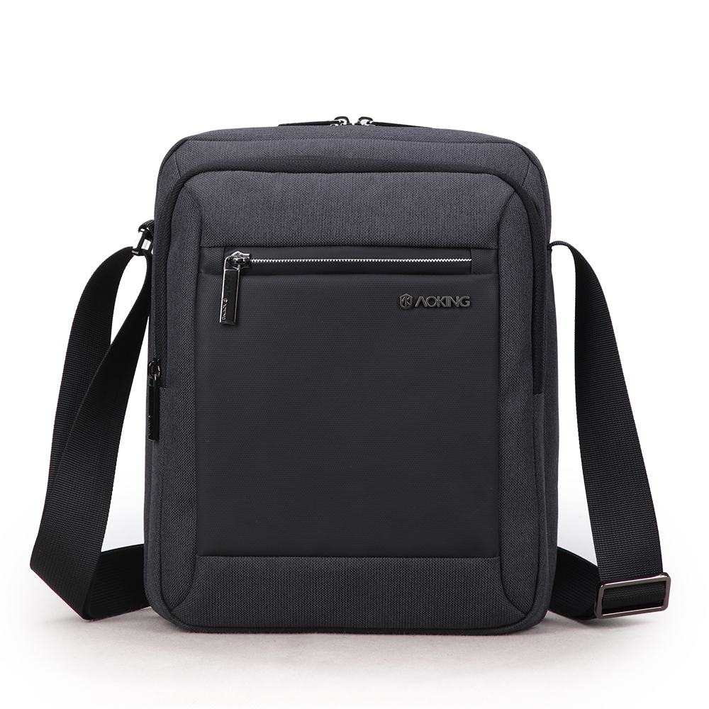 New fashion OEM casual 25L polyester men's crossbody one shoulder messenger bag with eco-friendly