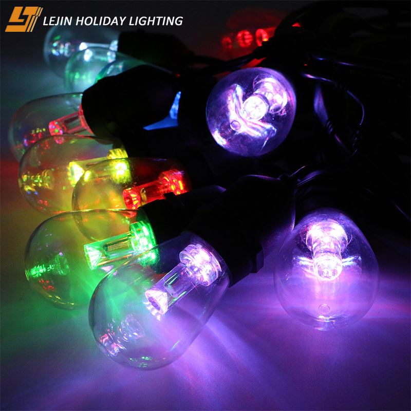 Smart Outdoor Patio Light RGB LED Lights with Remote Control Light String Outdoor
