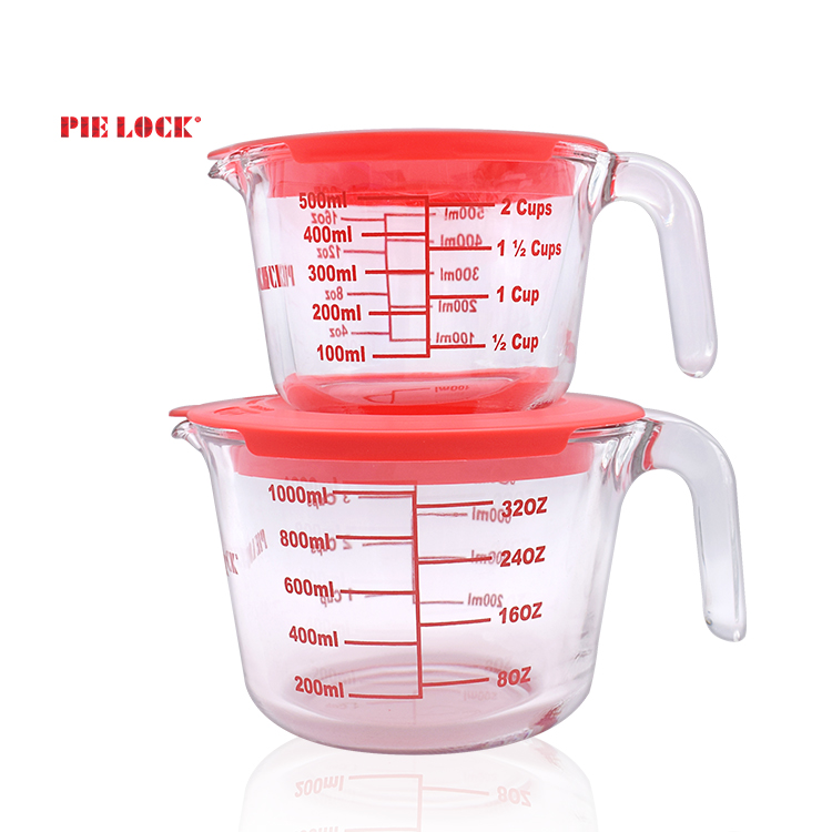 Glass measuring cup