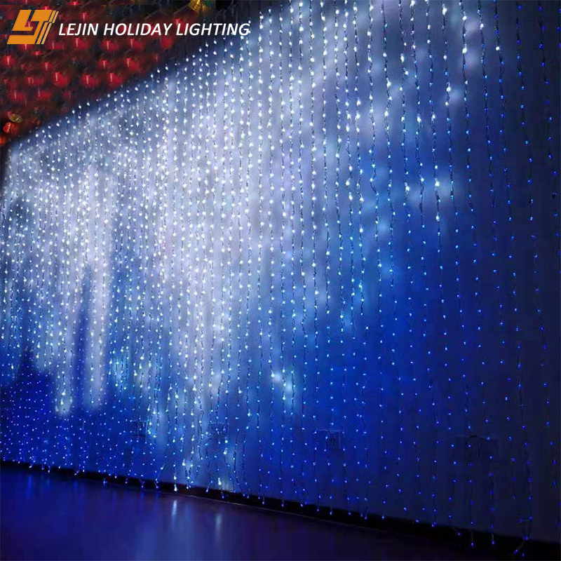 Home bedroom decoration night lights powered Led wall curtain lights