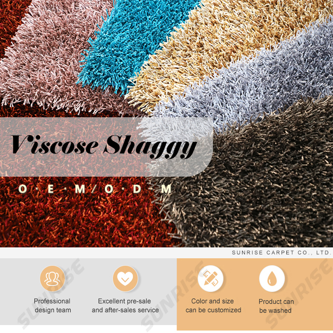 Viscose shaggy