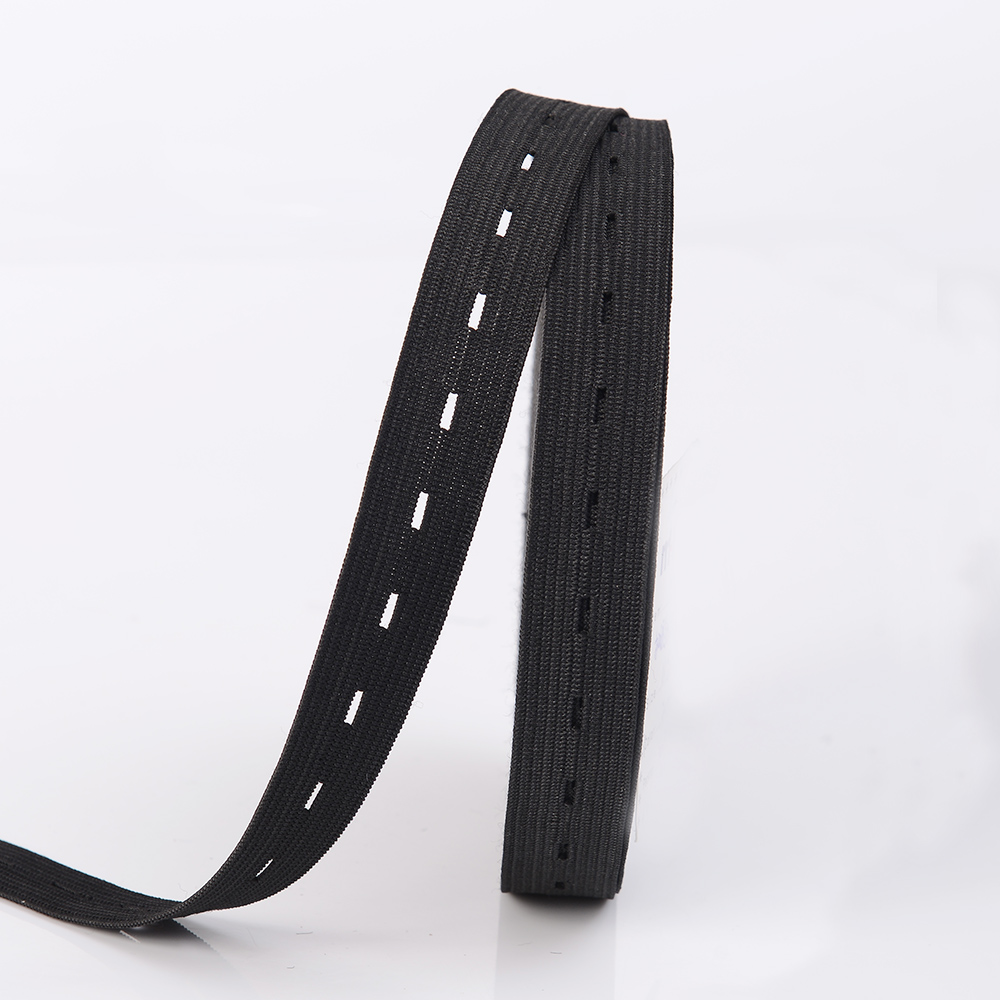 Knitted Elastic Band with Buttonhole