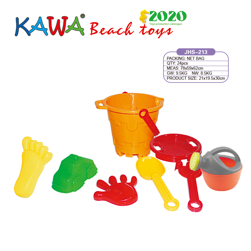 Plastic beach castle bucket sets