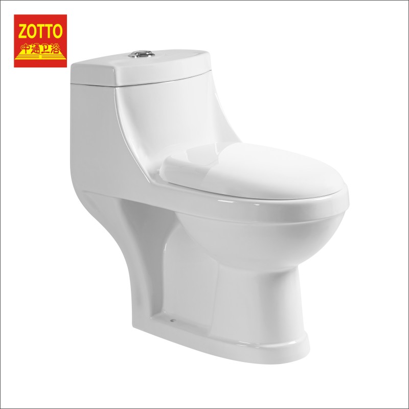 Washdown one piece toilet 4 inch big hole sanitary ware wc