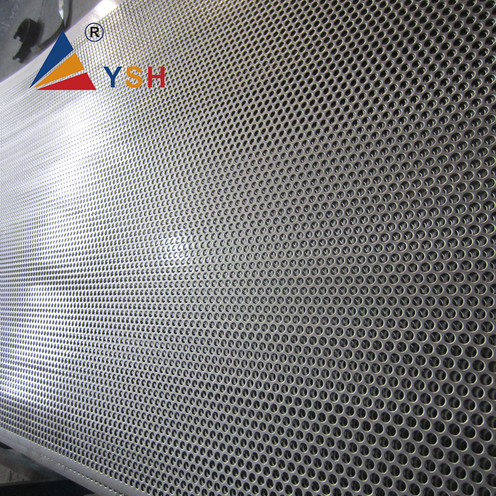 Perforated metal sheet