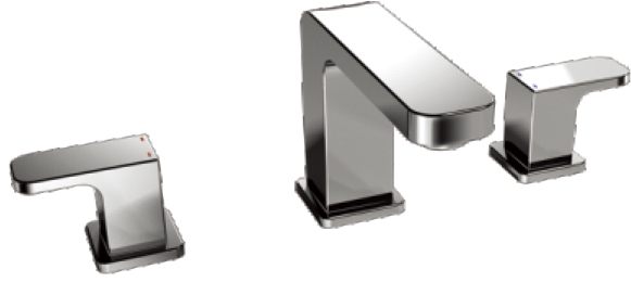 RL0443F2 3-Hole deck Basin mixer