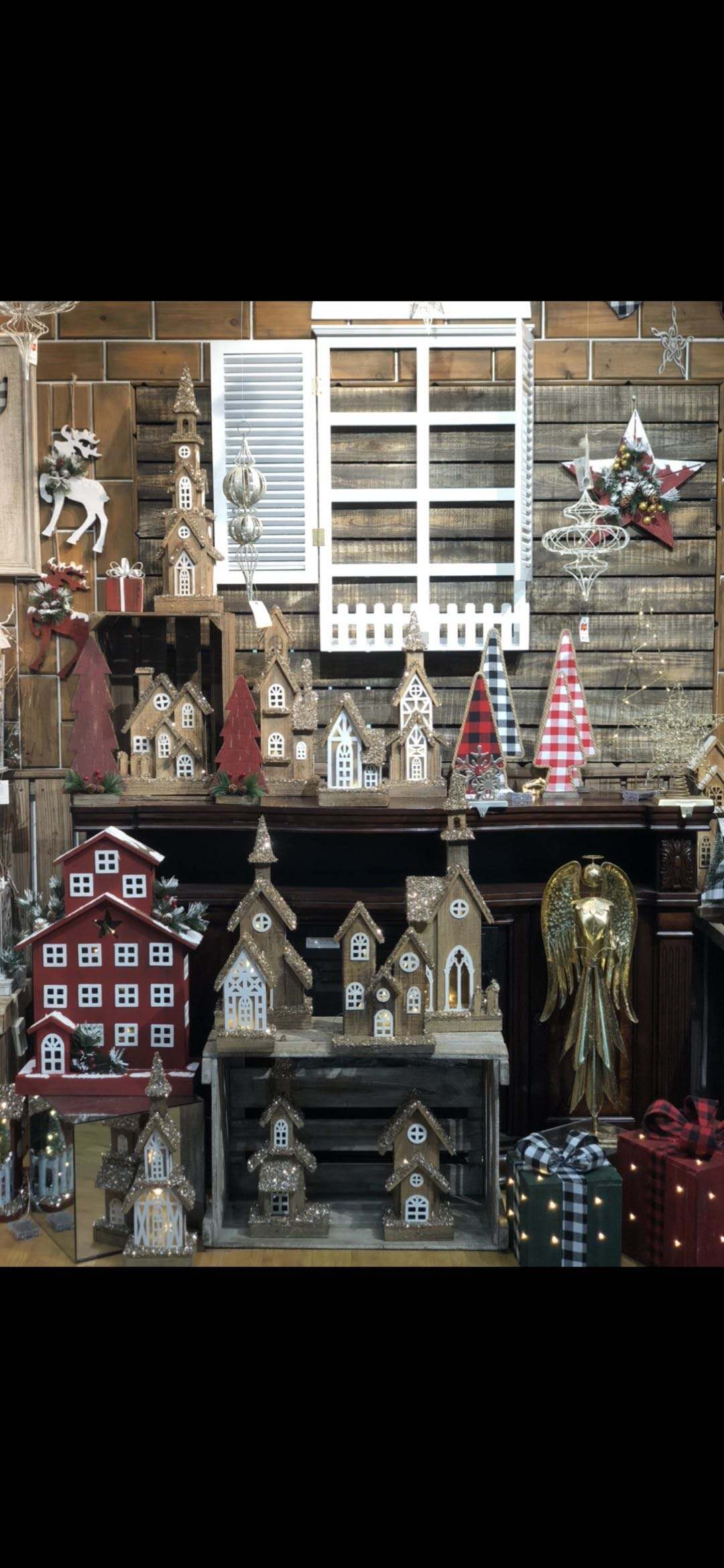 Metal and wood christmas decoration Series H2