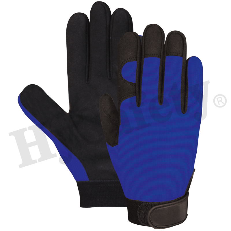 Mechanics gloves, synthetic leather glove, work glove