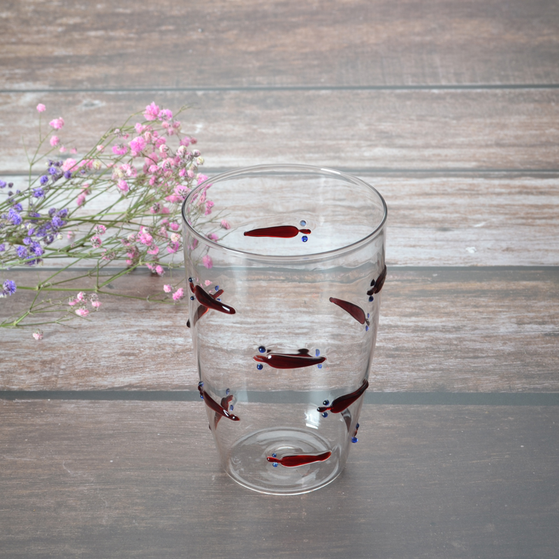 borosilicate glass water/juice/milk cup