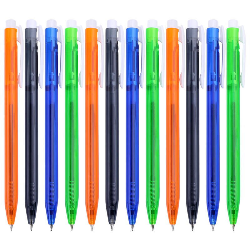 B61 oil based gel pen retractable 0.7mm black blue ink student exam and office use Simple ballpoint pen