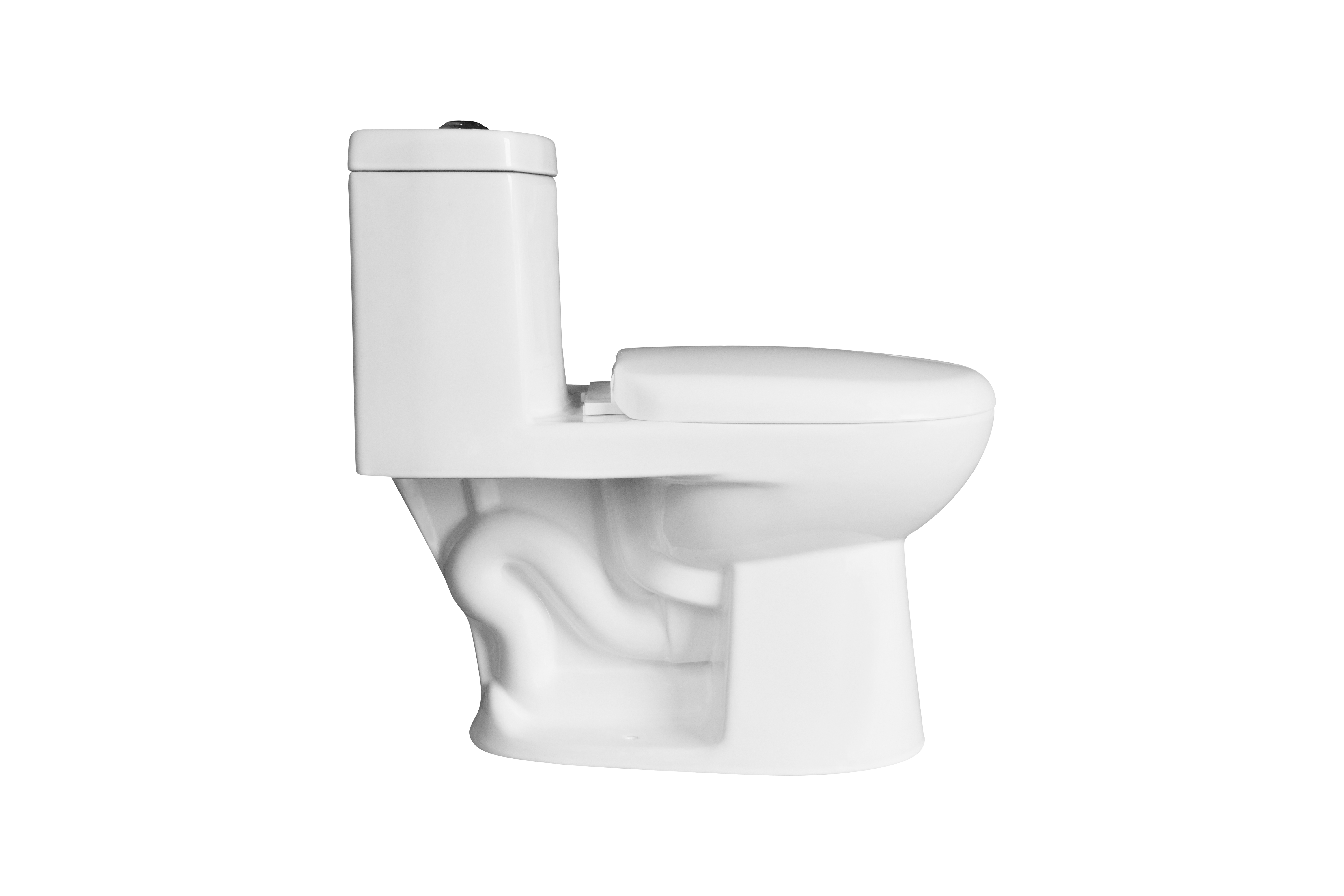 S530 Ceramic P-trap siphon one piece toilet