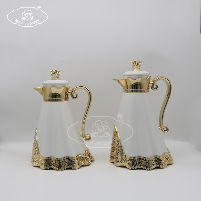 0.7/1.0l May Flower Vacuum Flask Tea Pot Dallah Kitchenware Houseware Coffee Pot Thermos