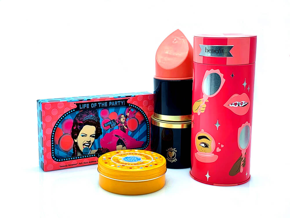 metal tins box for cosmetic packaging