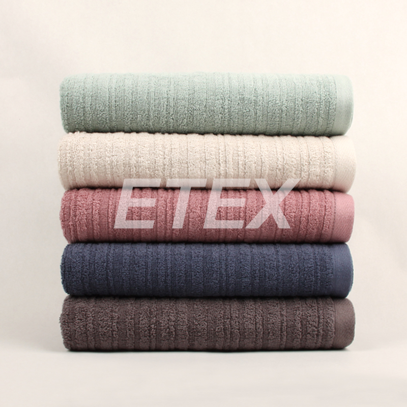 Low twist high low terry dobby soft feeling towel
