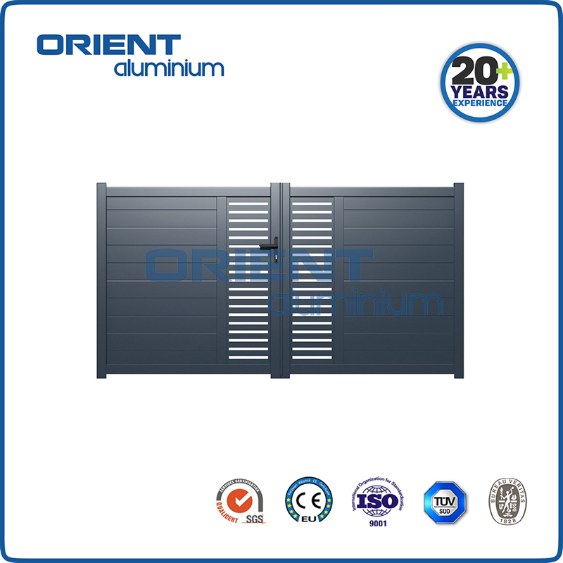 aluminium gate for European market with CE certificate