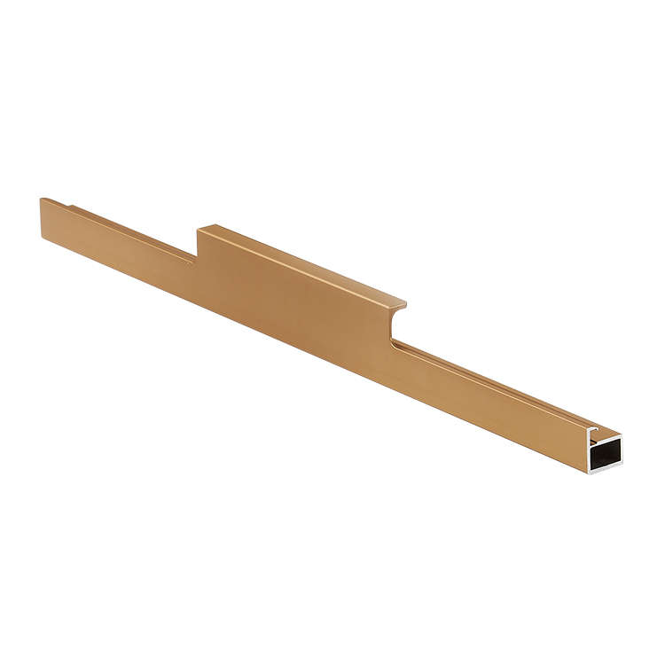 SY 120-1000m Black Brushed Gold Hidden Pull Handle Aluminium Alloy Edge Wardrobe Profiles Kitchen Cabinet Handle