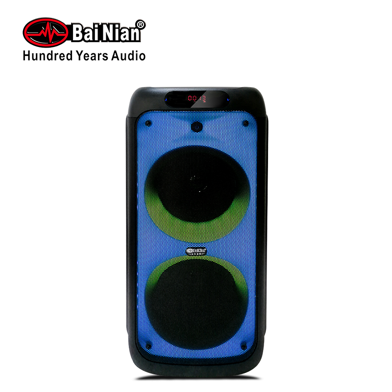 Double 8Inch Portable Outdoor Active Speaker
