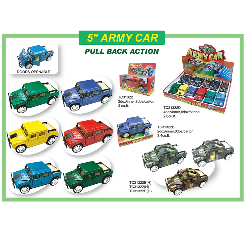 Pullback Army Car