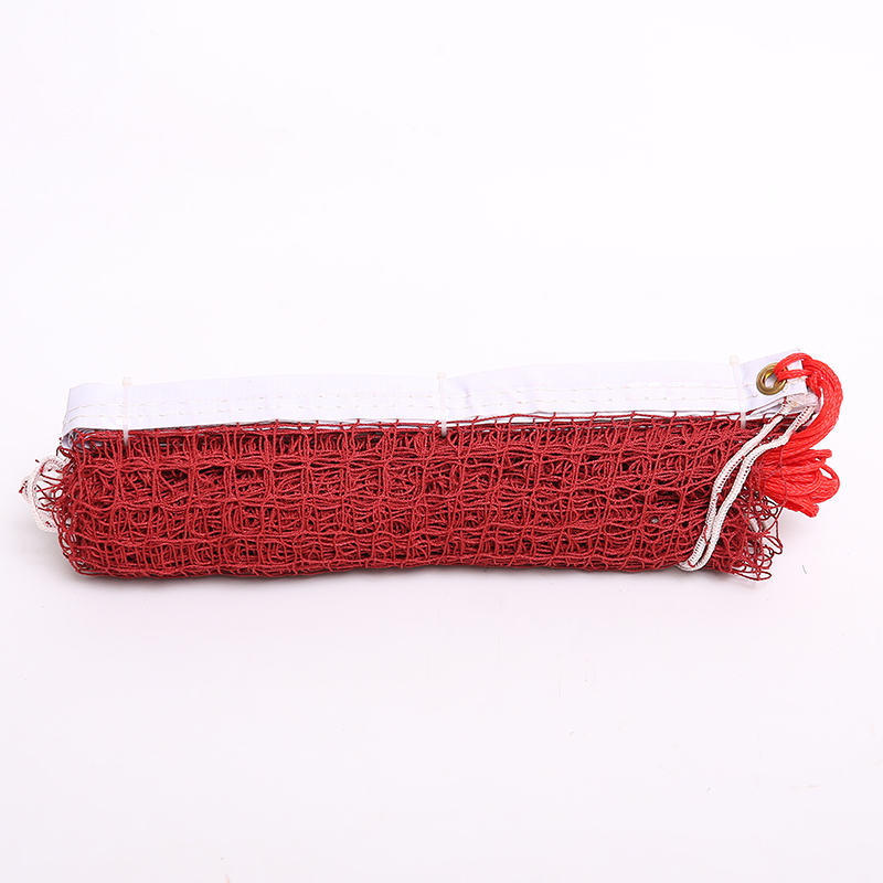Polyester knotless badminton net