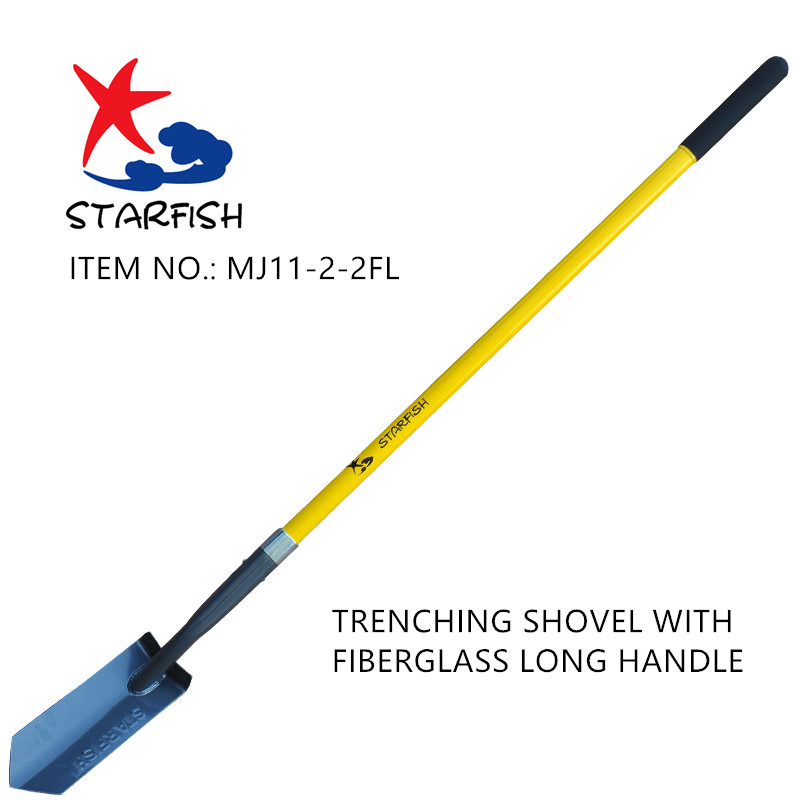 Trenching Shovel With Fiberglass Long Handle
