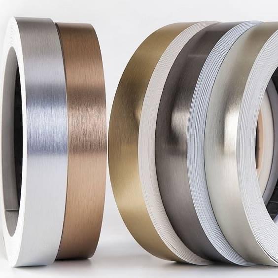 Metallic PVC edge banding