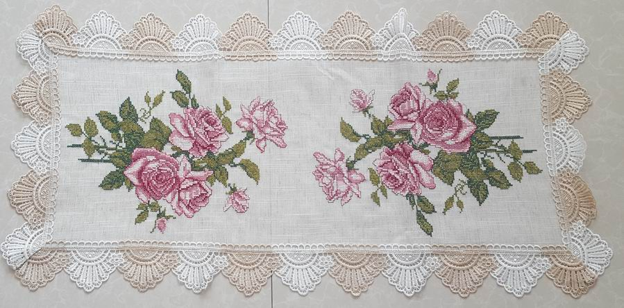 EMBROIDERED TABLECLOTHs