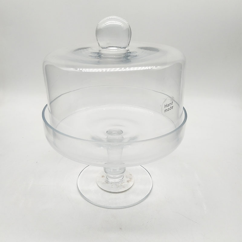 Glass cake cover